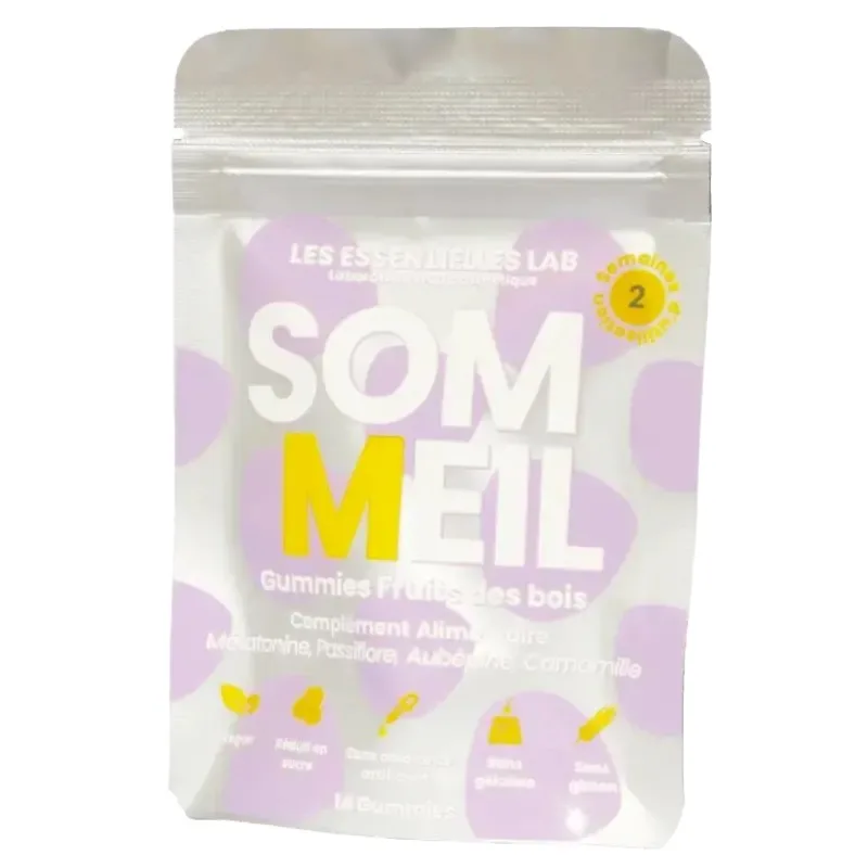 LES ESSENTIELLES LAB Sommeil Gummies Fruits de Bois 14 Gummies