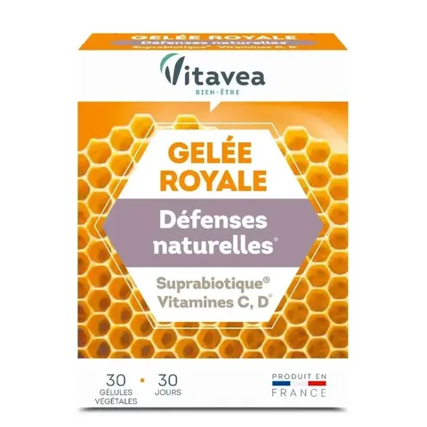 VITAVEA Gelée Royale Défenses Naturelles 30 Gélules