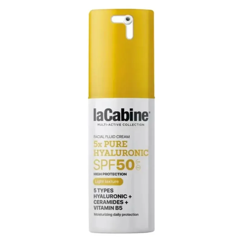 LA CABINE 5X Pure Hyaluronic Facial Fluid Cream SPF50 30 ml
