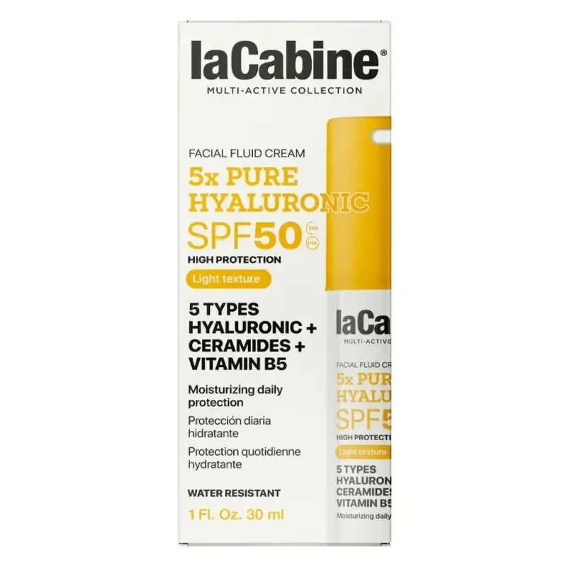 LA CABINE 5X Pure Hyaluronic Facial Fluid Cream SPF50 30 ml — photo 2