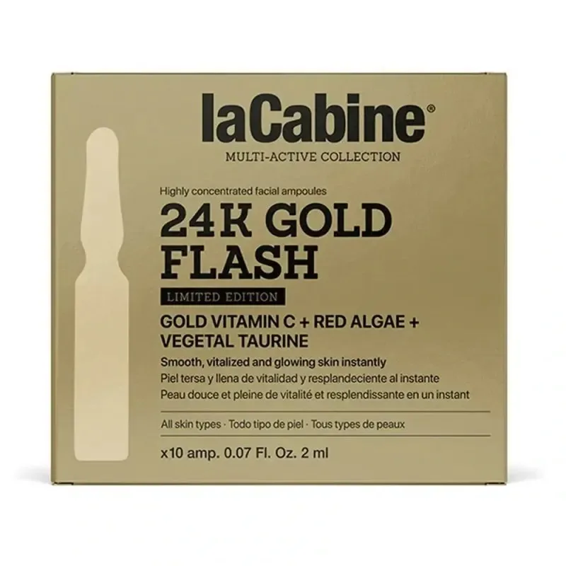 LA CABINE 24K Gold Flash Édition Limitée 10 Ampoule