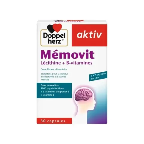 Aktiv Memovit Lecithine+b-Vitamines 30 Gélules