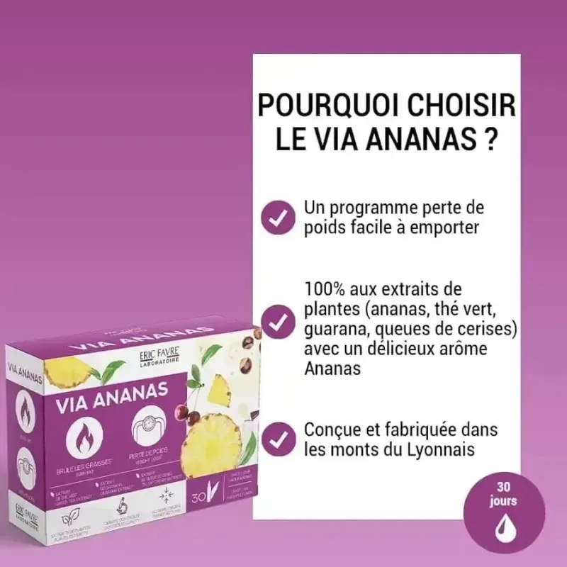 ERIC FAVRE Via Ananas Brule-Graisses 30 Doses — photo 2