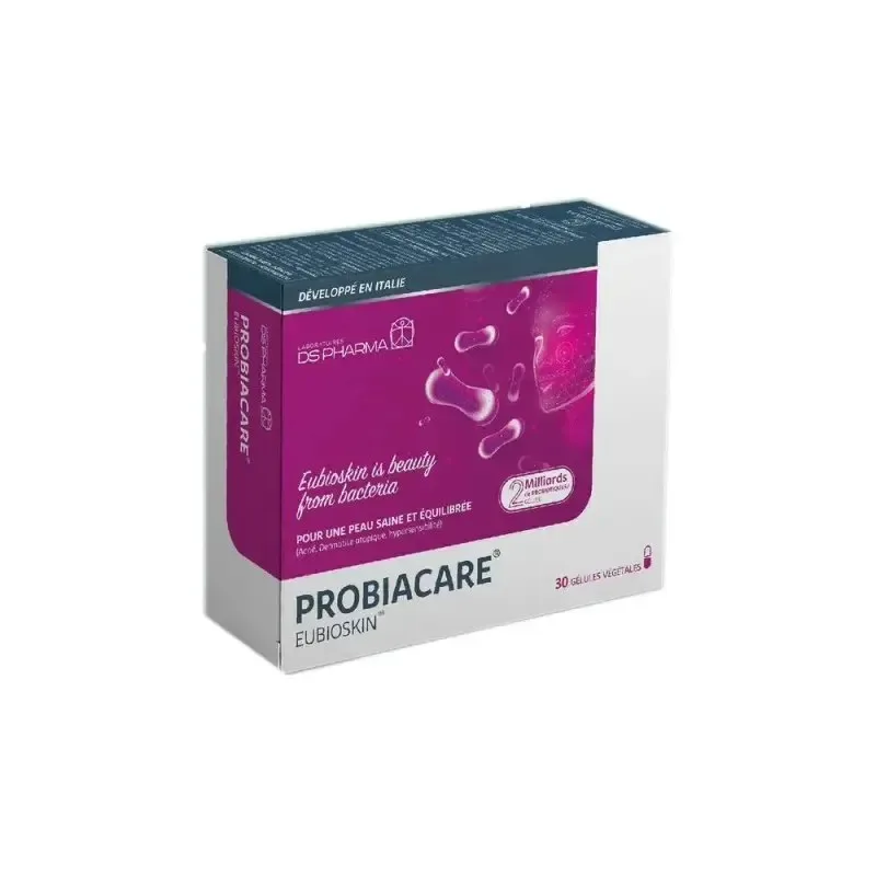Probiacare Eubioskin 30 Gélules Vegetales