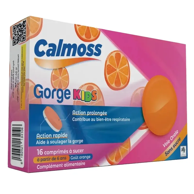 Vital Calmoss Gorge Kids 16 Comprimes