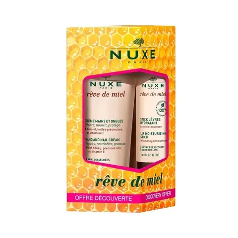 NUXE Rêve de Miel Duo Stick Lèvres et Crème Mains