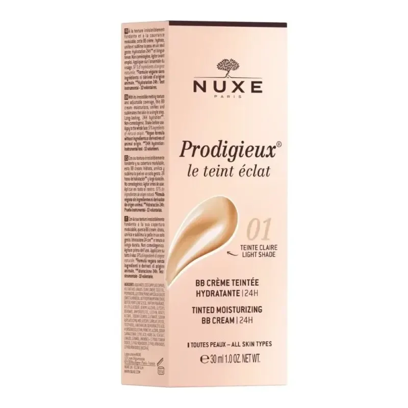NUXE Prodigieux le Teint Éclat Bb Crème Hydratante Teintée 01 30 ml — photo 2