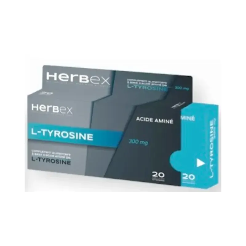 HERBEX L-Tyrosine 300 mg 20 Gélules