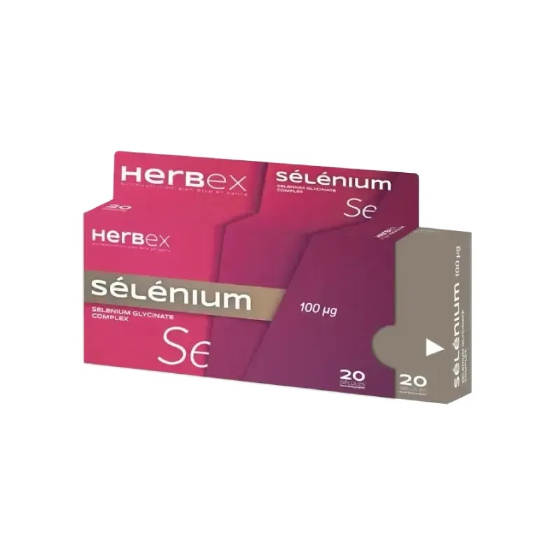 HERBEX Selenium 100 Ug 20 Gélules