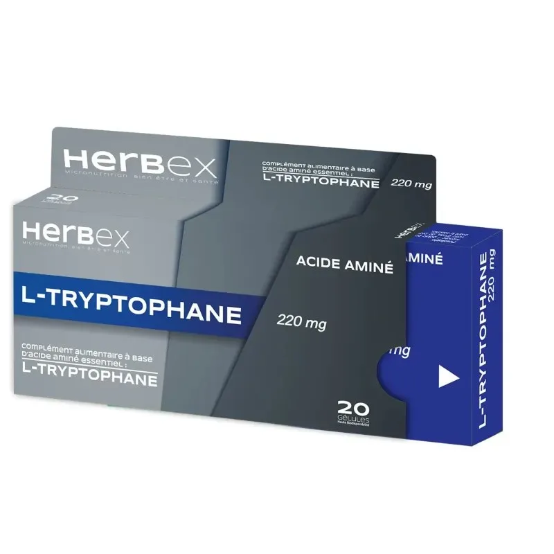 HERBEX L-Tryptophane 220 mg 20 Gélules