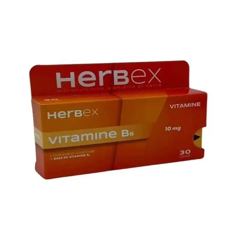 HERBEX Vitamine B6 10 mg 30 Gélules