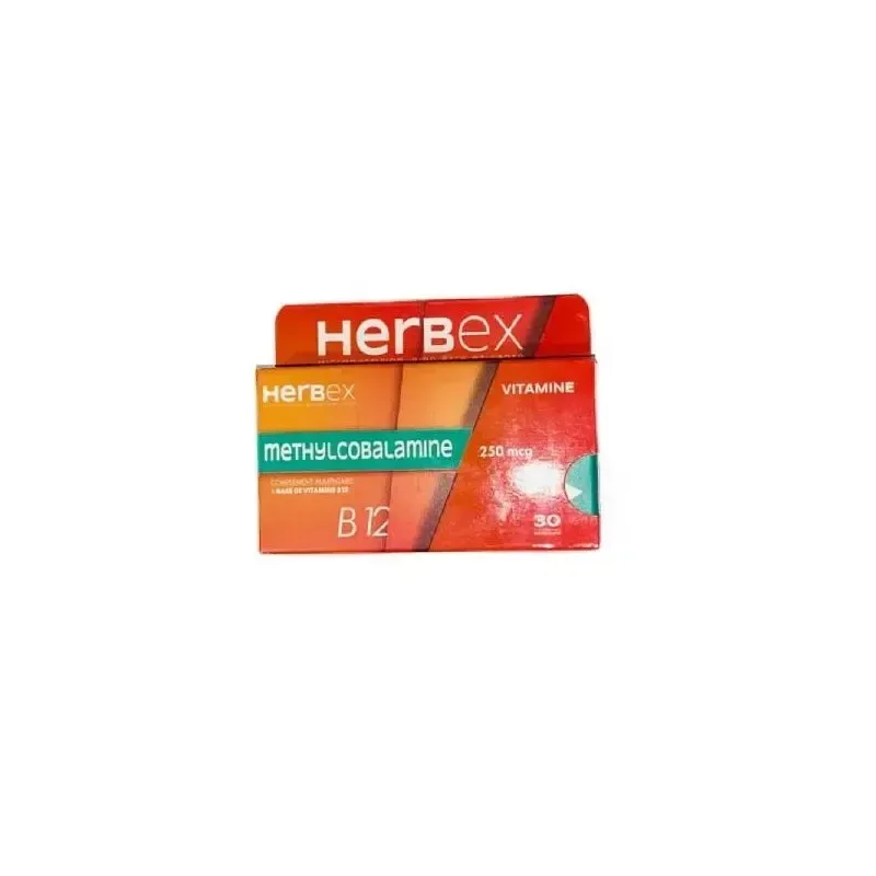 HERBEX Methylcobalamine 250mcg 30 Comprimes