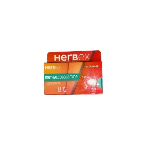 HERBEX Methylcobalamine 250mcg 30 Comprimes