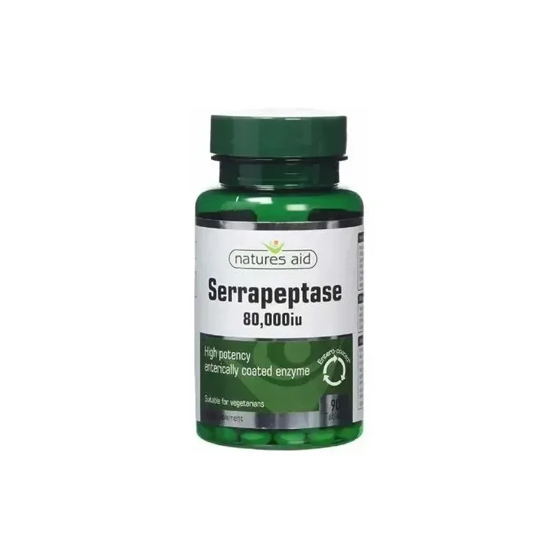 NATURES AID Serrapeptase 90 Tablets