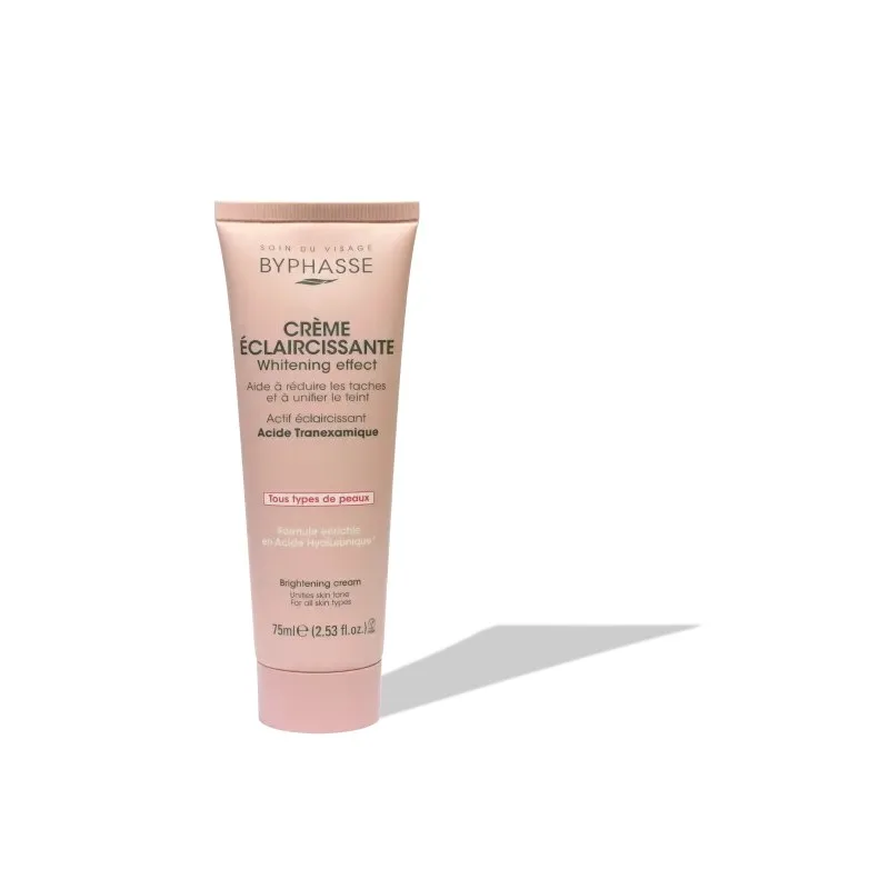 Byphasse Crème Visage Eclaircissante Whitening Effect Tous Types de Peaux 75 ml