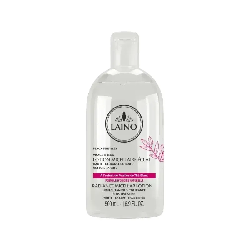 LAINO Lotion Micellaire Éclat Visage et Yeux 500 ml