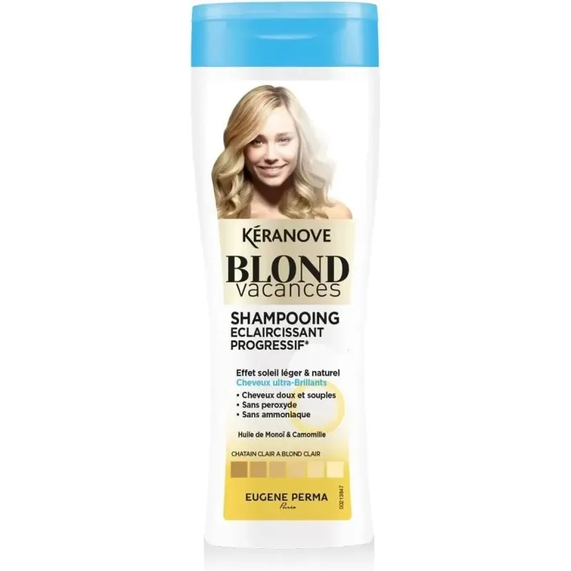 Keranove Blond Vacances Shampooing Éclaircissant Progressif 250 ml
