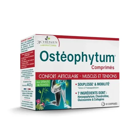 3 CHENES Osteophytum 60 Comprimes