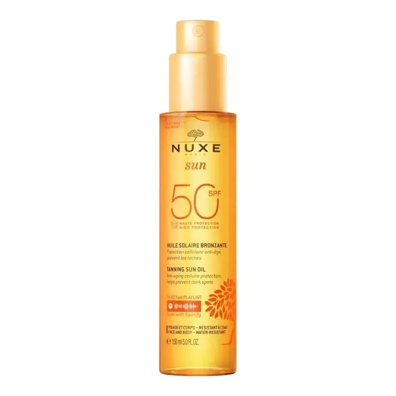 NUXE Sun Huile Solaire Bronzante SPF50 150 ml
