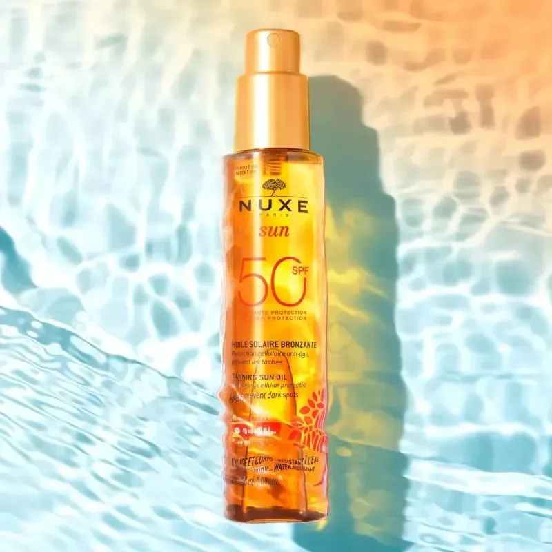 NUXE Sun Huile Solaire Bronzante SPF50 150 ml — photo 2