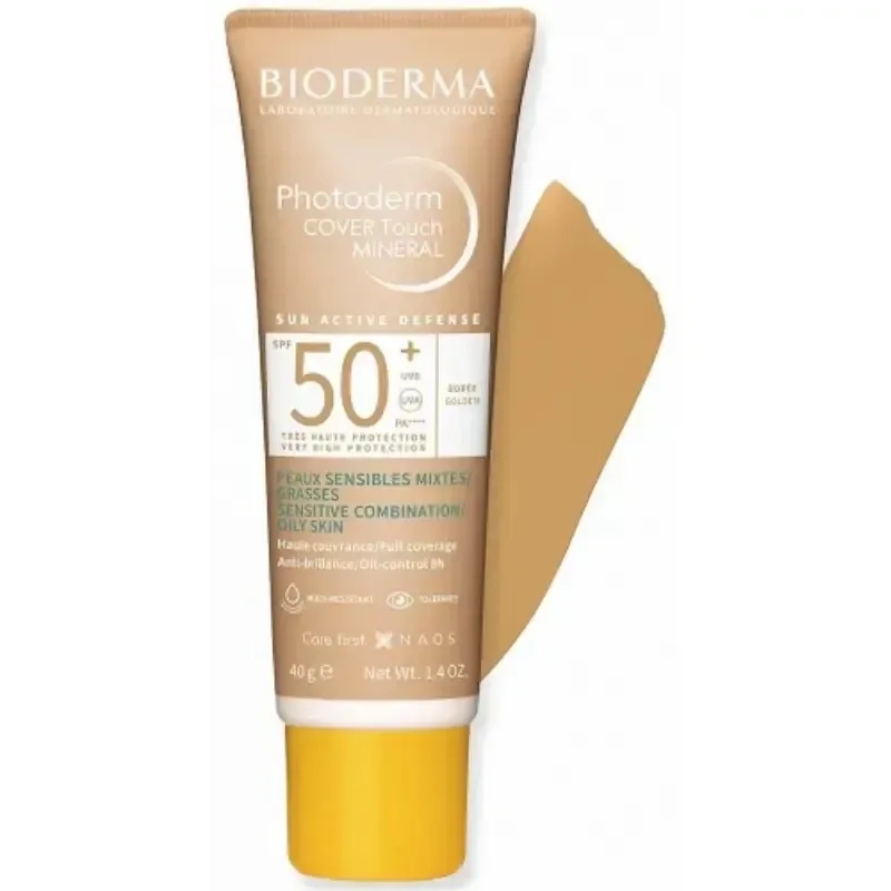 BIODERMA Photoderm Cover Touch Minéral Teinté Doree SPF50+ 40 g