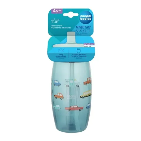 CANPOL BABIES Tasse de Sport avec Bec Verseur Pliable 400 ml