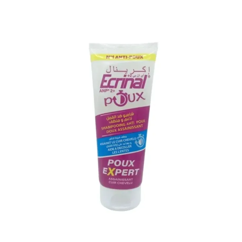 ECRINAL Shampooing Anti Poux Doux Assainissant 200 ml