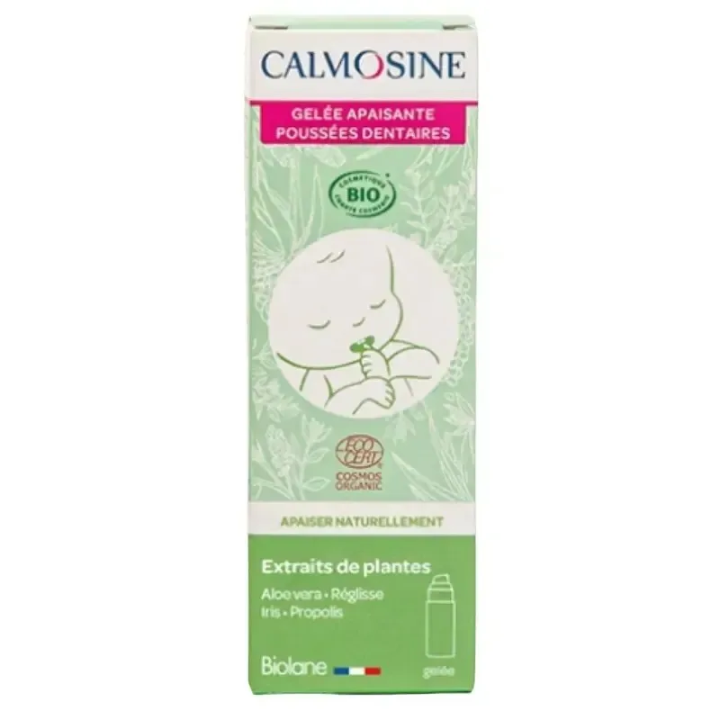 BIOLANE Calmosine Gelée Apaisante Poussees Dentaires Bio 15 ml