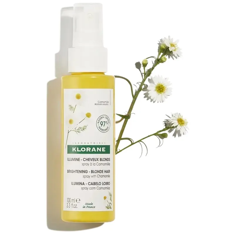 KLORANE Soin Soleil Éclaircissant Reflets Blonds Camomille et Miel 125 ml
