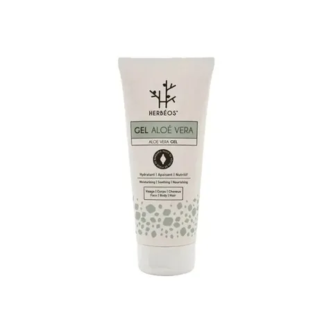 HERBEOS Gel Aloe Vera à l'huile de Pepins de Figue de Barbarie et au Collagene Marin 200 ml