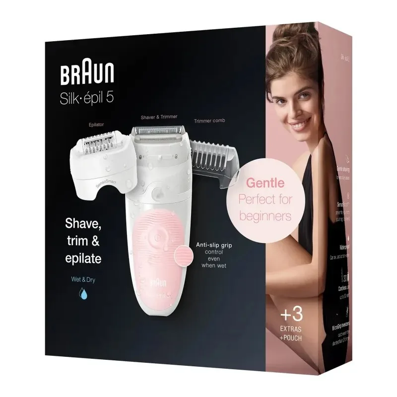 BRAUN Épilateur Silkepil 5 Sensosmart Ses 5-620