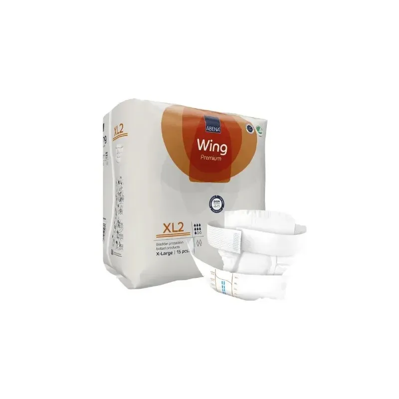 ABENA Wing Premium Couche Adulte X-Large XL2 15 Pièces