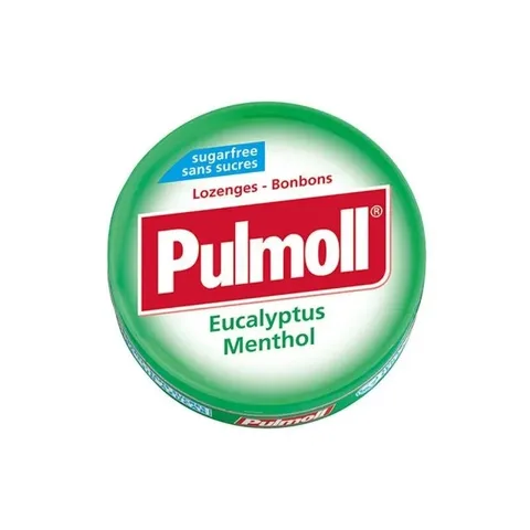 PULMOLL Eucalyptus Menthol Pastilles sans Sucres 45 g