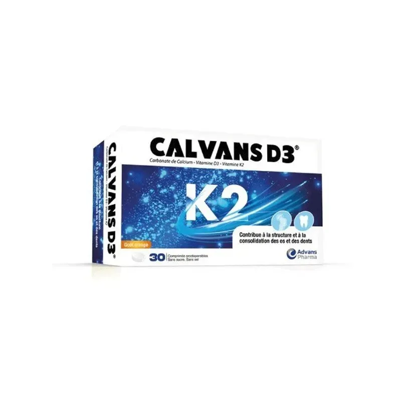 Calvans D3 30 Comprimes Orodispersibles