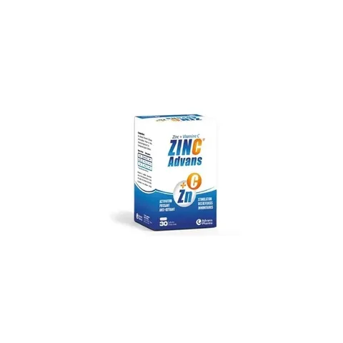 ADVANS PHARMA Zinc Advans 30 Gélules