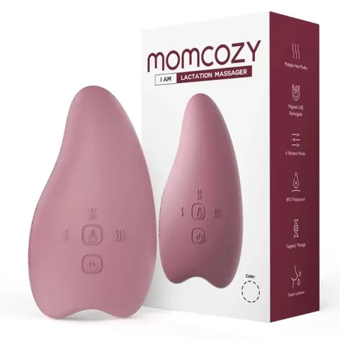 MOMCOZY Masseur de Lactation Chauffant 2en1
