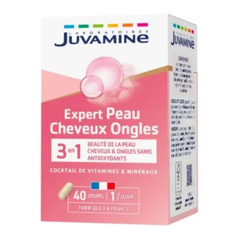 JUVAMINE Expert Peau Cheveux Ongles 3en1 40 Gélules