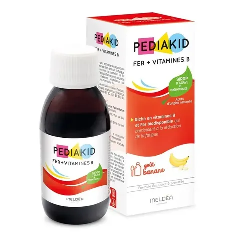 PEDIAKID Fer+vitamines B Sirop 125 ml