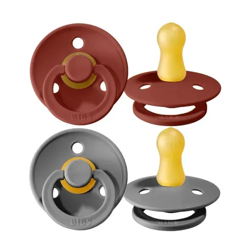 BIBS 02 Sucettes Pacifier Rust Smoke Size 2