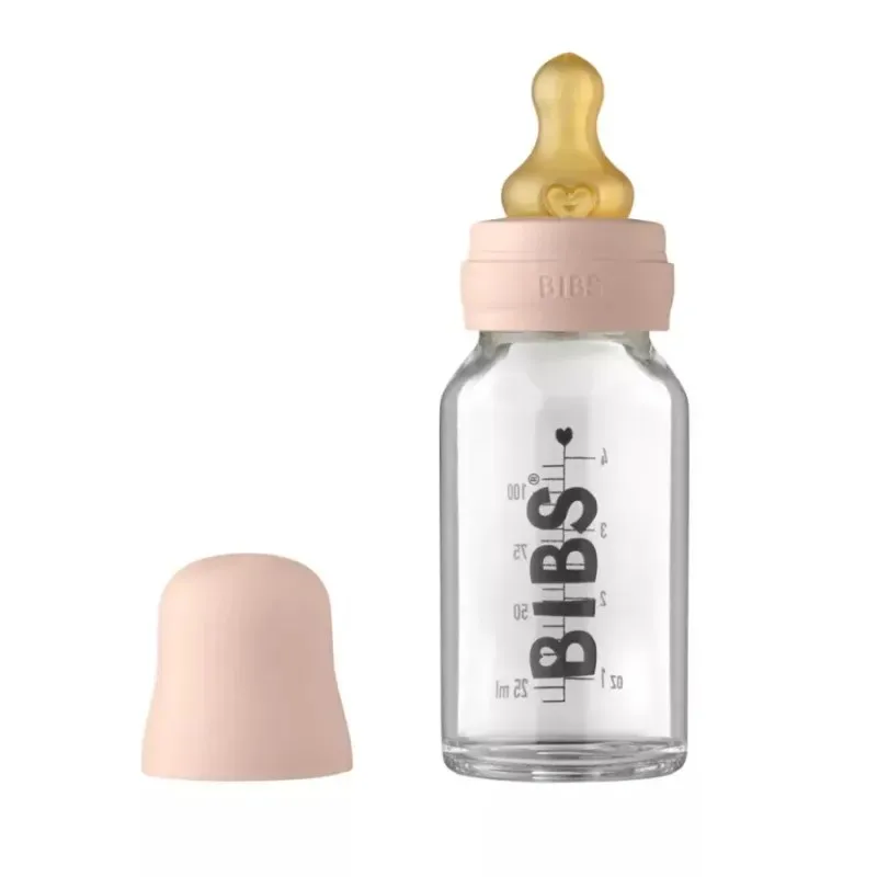 BIBS Biberon en Verre Blush Set Complet 0m+ 110 ml