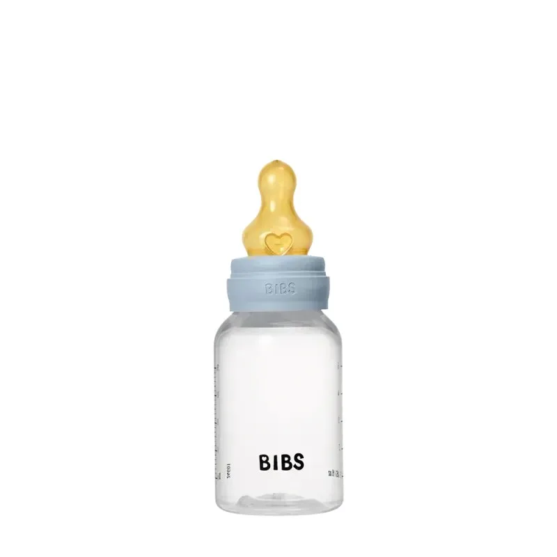 BIBS Biberon Bottle Latex Slow Flow Baby Blue 0m+ 150 ml