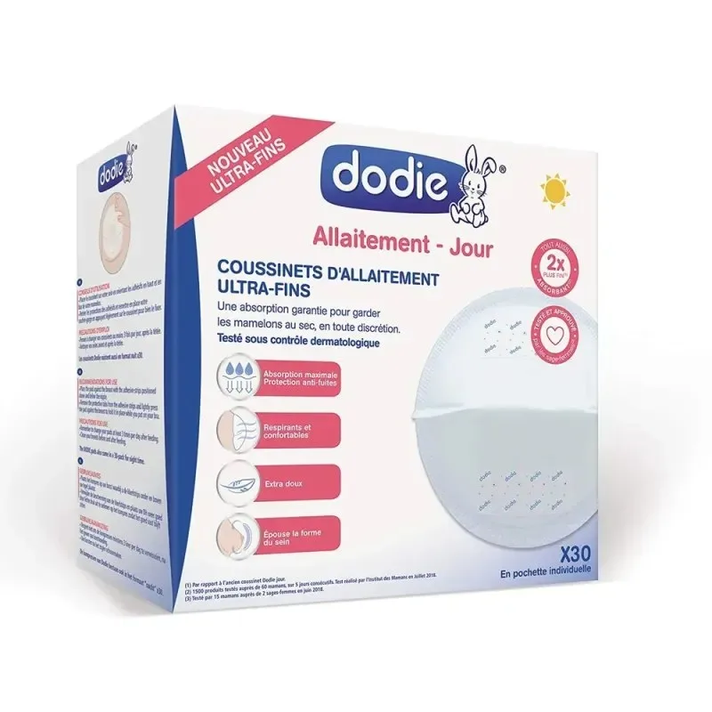 DODIE Coussinets D’allaitement Jour Ultra Fins 30 Pièces