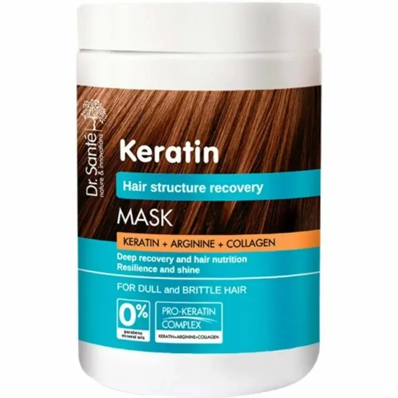 DR. SANTÉ Keratin Masque Cheveux Abîmés 1 l