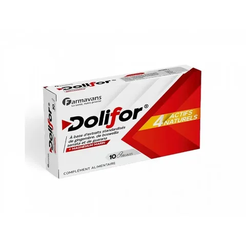 FARMAVANS Dolifor 4 Actifs Naturels 10 Gélules