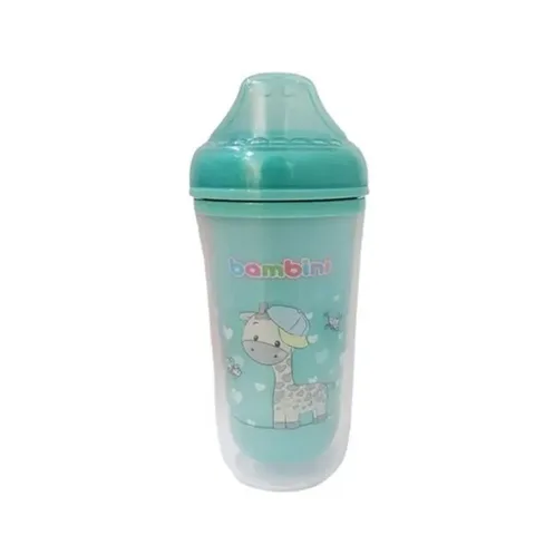 BAMBINI Tasse Bec Souple Anti-Fuites Incassable