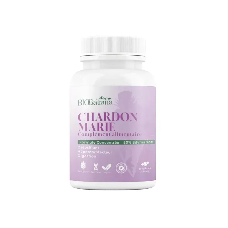 Bio Gatrana Chardon Marie 60 Gélules