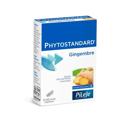 PILEJE Phytostandard Gingembre 20 Gélules Vegetales