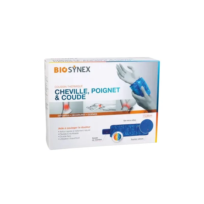 BIOSYNEX Coussin Thermique Cheville 11x35cm