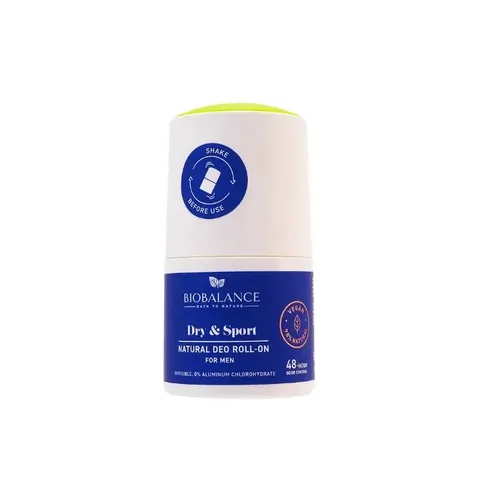 BIOBALANCE Dry & Sport Roll On Natural For Men 48H 50 ml