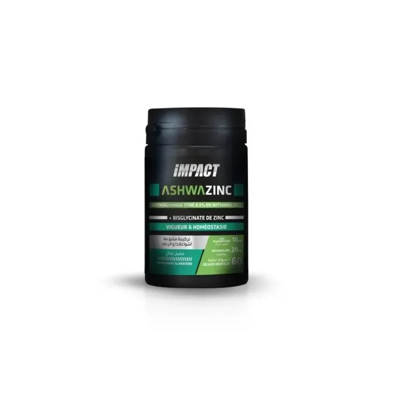 IMPACT Ashwazinc 60 Gélules